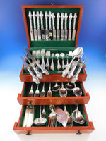 Watteau by Durgin Sterling Silver Flatware Set Service Dinner Size 168 pieces