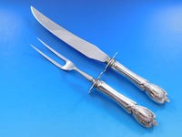 Monticello by Lunt Sterling Silver Flatware Set For 12 Service 92 pcs B monogram