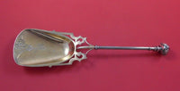 Decorated Ball End by George Sharp Sterling Silver Ice Cream Serving Spoon 11"