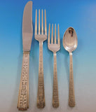 Chased Classic by Lunt Sterling Silver Regular Setting(s) 4pc Vintage