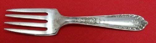 Della Robbia by Alvin Sterling Silver Baby Fork Original 4 1/8" Infant Heirloom