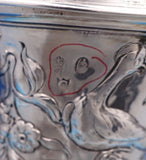Irish Dublin 1775 Sterling Silver Coffee Pot Swans Birds Swags (#8390)