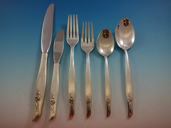 Sea Rose by Gorham Sterling Silver Flatware Set 12 Service 84 Pieces