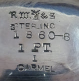 Carmel by Wallace Sterling Silver Coffee Pot Arts and Crafts Applied Mono #1382