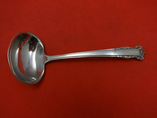 English Shell by Lunt Sterling Silver Gravy Ladle 5 7/8" Serving Silverware