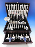 Queens by Sheffield English Silverplated Flatware Set Service 125 pieces Dinner