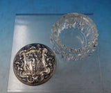 Irian by Wallace Sterling Silver Glass Powder Jar #3000 1 3/4" x 2 3/8" (#6222)