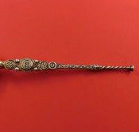 English Estate Sterling Silver Coronation Spoon Vermeil Circa 1906 6 1/2"