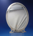 Mauser Sterling Silver Mirror Oval #1420 10" x 7" c.1920 (#5787)