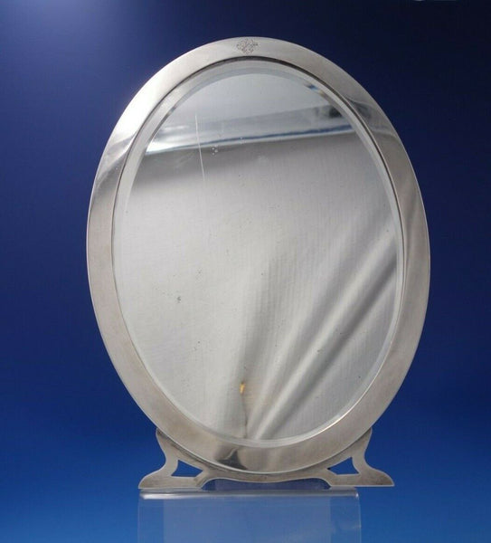 Mauser Sterling Silver Mirror Oval #1420 10" x 7" c.1920 (#5787)