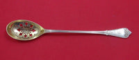 Beekman by Tiffany and Co Sterling Silver Olive Spoon Gold Washed Orig 6 3/4"