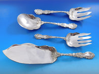 Imperial Chrysanthemum Gorham Sterling Silver Flatware Set for 8 Service 168 Pcs