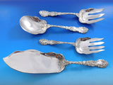 Imperial Chrysanthemum Gorham Sterling Silver Flatware Set for 8 Service 168 Pcs