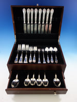 Champlain by Frank Whiting Sterling Silver Flatware Set For 8 Service 50 Pcs Din