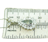 Platinum Pendant 1 Carat Fancy Gray Genuine Natural Diamond GIA Report (#J4654)