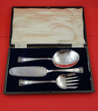 Mirror by Philip Ashbury Silverplate Dessert Set 3-piece in fitted box