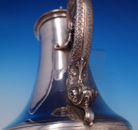 Redlich and Co Sterling Silver Cocktail Shaker Pitcher 3-D Dolphin Handle #7525