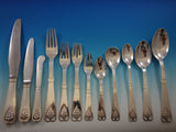 Ornamental #19 by Georg Jensen Sterling Silver Flatware Set Service 129pcs Grape