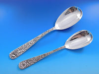 Repousse by Kirk Sterling Silver Flatware Set Service 65 pieces Dinner