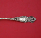 Hamilton and Diesinger Sterling Silver Pea Spoon GW Pcd Sunflower Chrysanthemums