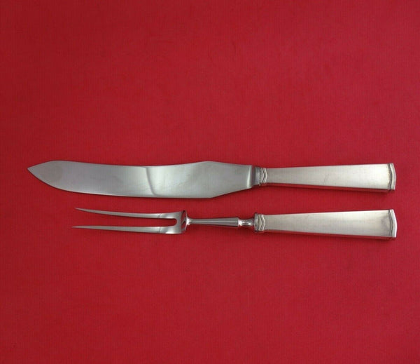Danish Sterling Silver Roast Carving Set 2-Piece HH with Stainless