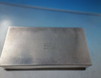 Lutz Sterling Silver Stamp Box Handmade Bright-Cut Flowers c.1910 (#5588)