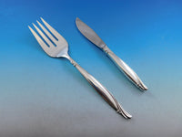 Sentimental by Oneida Sterling Silver Flatware Set For 8 Service 45 pcs Modern