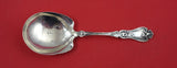 Violet by Whiting Sterling Silver Preserve Spoon  7 1/2"
