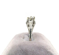 14k Gold Art Deco .37ct Genuine Natural Diamond Filigree Engagement Ring #J5445