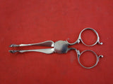 English Sterling Silver Sugar Nips Scissor Style Early Pre 1800 Worn Marks 4 5/8