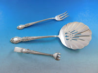 Brocade by International Sterling Silver Flatware Set For 8 Service 69 Pieces