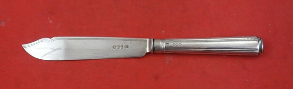 English Estate Sterling Silver Fish Knife Sheffield 1925 HH AS  8 1/2"