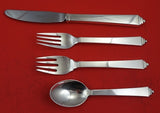 Pyramid by Georg Jensen Sterling Silver Luncheon Place Setting(s) 4pc Long