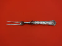 Berain by Wallace Sterling Silver Roast Carving Fork 10 3/4" Serving