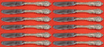 Sir Christopher by Wallace Sterling Silver Butter Spreader HH Mod Set 12 pcs