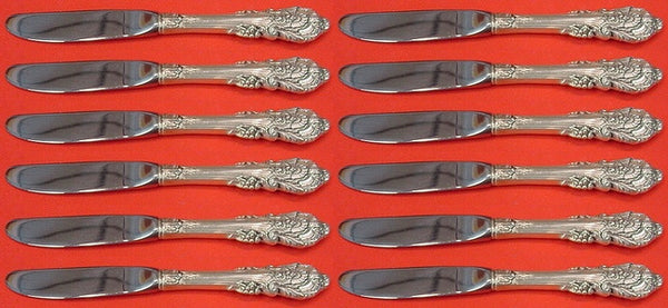 Sir Christopher by Wallace Sterling Silver Butter Spreader HH Mod Set 12 pcs