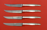 Sea Rose by Gorham Sterling Silver Steak Knife Set 4pc HHWS Custom Made 8 1/2"