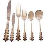 Crest of Arden by Tuttle Sterling Silver Flatware Set for 8 Dinner Size 56 pcs
