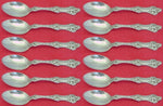 Old Orange Blossom by Alvin / Gorham Sterling Silver Teaspoon Set of 12pc 5 7/8"