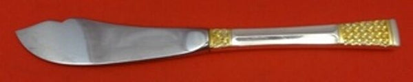 Golden Columbine by Lunt Sterling Silver Master Butter Hollow Handle 6 7/8"