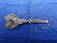 Silver Handmade Filigree Tripod Tussie Mussie Posey Posy Holder (#J1231)