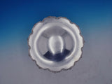 Italian 800 Silver Fruit Bowl with Scalloped Edge and Applied Feet  (#4288)