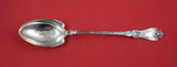Violet by Whiting Sterling Silver Stuffing Spoon w/design & button 11 1/4" Rare