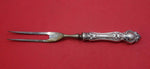 Violet by Wallace Sterling Silver Steak Carving Fork HHWS 8 1/2"