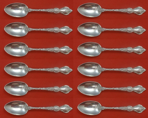 Du Barry by International Sterling Silver Teaspoon Set 12 pieces 6"