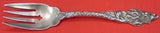 Les Six Fleurs by Reed & Barton Sterling Silver Salad Fork Gold Washed 6 1/4"