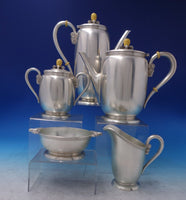 Northern Lights by International Sterling Silver Tea Set 5pc (#7310)