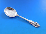 Grande Baroque by Wallace Sterling Silver Cream Soup Spoon Set 12 pieces 6"