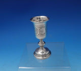 Russian 84 by Unknown .875 Silver Vodka Glass Bright-Cut 4" x 1 1/2" (#5211)