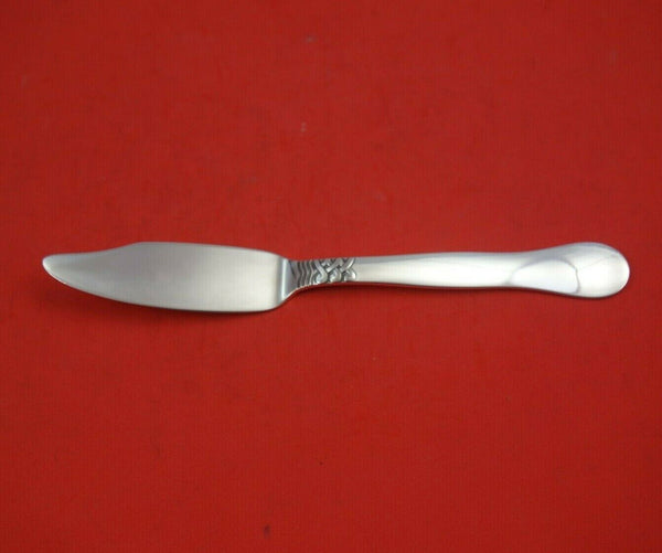 Ladby Number 76 by Georg Jensen Danish Sterling Silver Fish Knife FH AS 7 1/4"